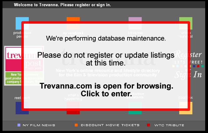 Trevanna.com is undergoing maintenance